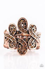 Load image into Gallery viewer, Red Carpet Cabaret Copper Ring - Angie's $5.00 Bling