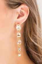 Load image into Gallery viewer, Red Carpet Radiance Gold Earrings