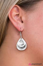 Load image into Gallery viewer, Reel Em In Silver Earrings