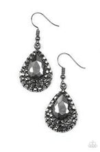 Load image into Gallery viewer, Reel in the Glitter Black Earrings