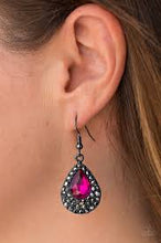Load image into Gallery viewer, Reel in the Glitter Pink Earrings