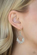 Load image into Gallery viewer, Refined Razzle White Earrings