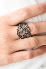 Load image into Gallery viewer, Regal Advice Black Ring - Angie's $5.00 Bling