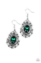 Load image into Gallery viewer, Regal Razzle Green Earrings