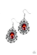 Load image into Gallery viewer, Regal Razzle Red Earrings