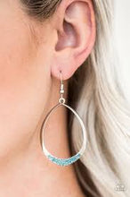 Load image into Gallery viewer, Reign Down Blue Earrings