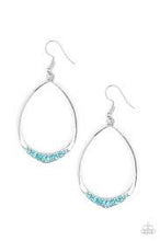 Load image into Gallery viewer, Reign Down Blue Earrings