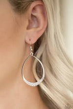 Load image into Gallery viewer, Reign Down White Earrings