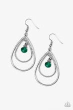 Load image into Gallery viewer, Reign On My Parade Green Earrings