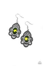 Load image into Gallery viewer, Reign Supreme Green Earrings