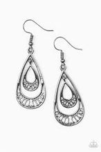 Load image into Gallery viewer, Reigned Out Black Earrings