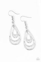 Load image into Gallery viewer, Reigned Out Silver Earrings