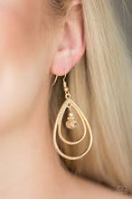 Load image into Gallery viewer, Reign on My Parade Gold Earrings