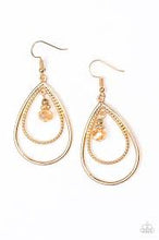 Load image into Gallery viewer, Reign on My Parade Gold Earrings