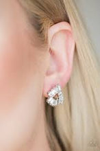 Load image into Gallery viewer, Renegade Shimmer White Post Earrings
