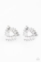 Load image into Gallery viewer, Renegade Shimmer White Post Earrings