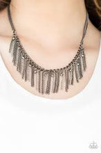 Load image into Gallery viewer, Retro Edge Black Necklace - Angie's $5.00 Bling