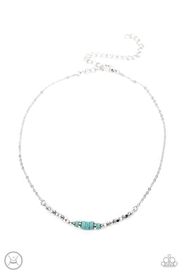 Retro Rejuvenation Blue Choker