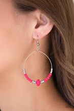 Load image into Gallery viewer, Retro Rural Pink Earrings