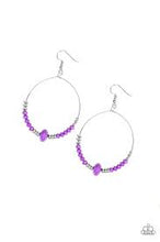 Load image into Gallery viewer, Retro Rural Purple Earrings