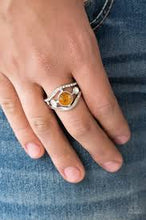 Load image into Gallery viewer, Rich With Richness Orange Skinny Band Ring