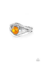 Load image into Gallery viewer, Rich With Richness Orange Skinny Band Ring
