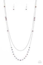 Load image into Gallery viewer, Rich with Glitz Purple Necklace - Angie's $5.00 Bling
