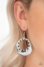 Load image into Gallery viewer, Ringed in Refinement Black Earrings