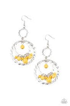 Load image into Gallery viewer, Rio Rustic Yellow Earrings