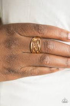 Load image into Gallery viewer, Rip Current Gold Skinny Band Ring