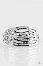 Load image into Gallery viewer, Rip Current Silver Skinny Band Ring