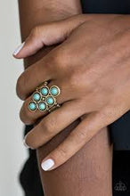 Load image into Gallery viewer, River Rock Rhythm Brass Ring - Angie's $5.00 Bling