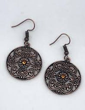 Load image into Gallery viewer, Rochester Royale Copper Earrings