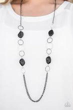 Load image into Gallery viewer, Rock the House Black Necklace - Angie's $5.00 Bling