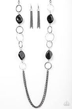 Load image into Gallery viewer, Rock the House Black Necklace - Angie's $5.00 Bling