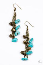 Load image into Gallery viewer, Rocky Radiance Brass Earrings