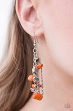 Load image into Gallery viewer, Rocky Radiance Orange Earrings