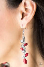 Load image into Gallery viewer, Rocky Radiance Red Earrings