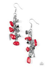 Load image into Gallery viewer, Rocky Radiance Red Earrings