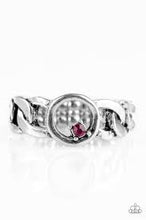 Load image into Gallery viewer, Rogue Sparkle Pink Skinny Band Ring