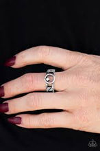 Load image into Gallery viewer, Rogue Sparkle White Skinny Band Ring