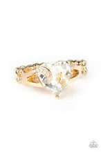 Load image into Gallery viewer, Romantic Reverie Gold Skinny Band Ring