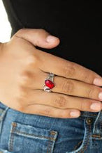 Load image into Gallery viewer, Romantic Reverie Red Skinny Band Ring