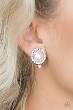 Load image into Gallery viewer, Romantically Regal Pink Clip On Earrings