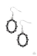 Load image into Gallery viewer, Rosy Royal Black Earrings
