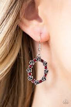 Load image into Gallery viewer, Rosy Royal Red Earrings