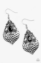 Load image into Gallery viewer, Royal Rebel Black Earrings