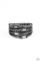 Load image into Gallery viewer, Royal Reflections Black Ring - Angie's $5.00 Bling