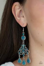 Load image into Gallery viewer, Royal Renovation Blue Earrings