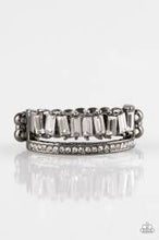Load image into Gallery viewer, Royal Treasure Chest Black Skinny Band Ring - Angie's $5.00 Bling